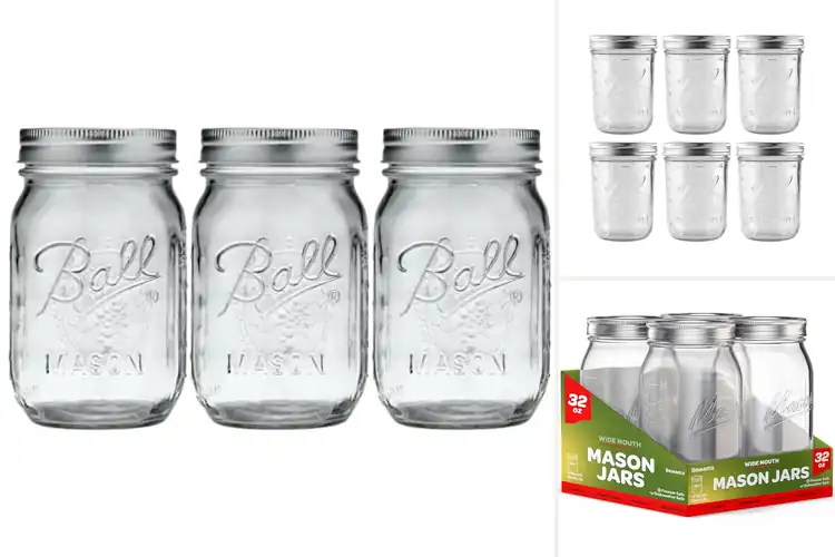 Detailed view of Best MadeInUSA Mason Jars