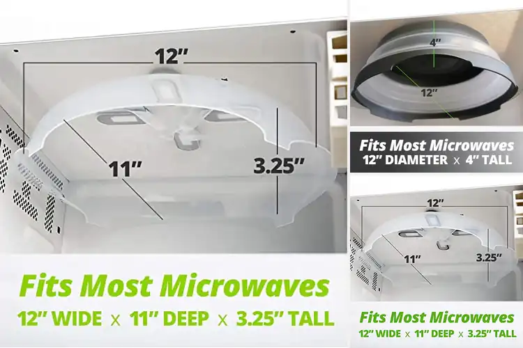 Detailed view of Best Magnetic Microwave Cover