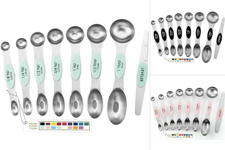 Detailed view of 10 Best Magnetic Spoons for Space-Saving Cooking