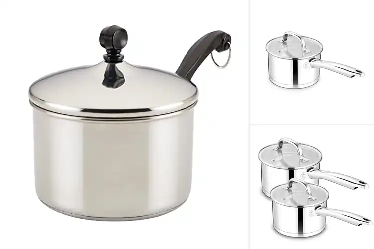 Detailed view of Best Mirror Finish Saucepans: Elegant, Durable & Top Quality