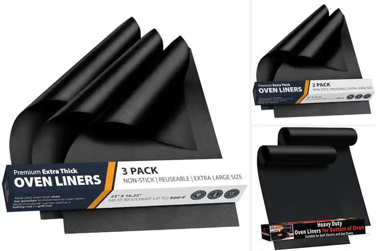 Detailed view of 10 Best Multi Function Oven Liners: Effortless Cleanup