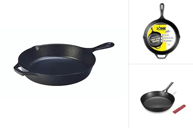 Detailed view of Best Naturally Seasoned Non-Stick Skillet