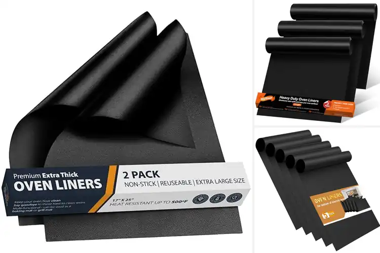 Detailed view of Best Non Stick Reusable Oven Liner For Easy Cleaning