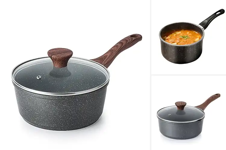 Detailed view of 10 Best Nonstick Coatings For Small Saucepans