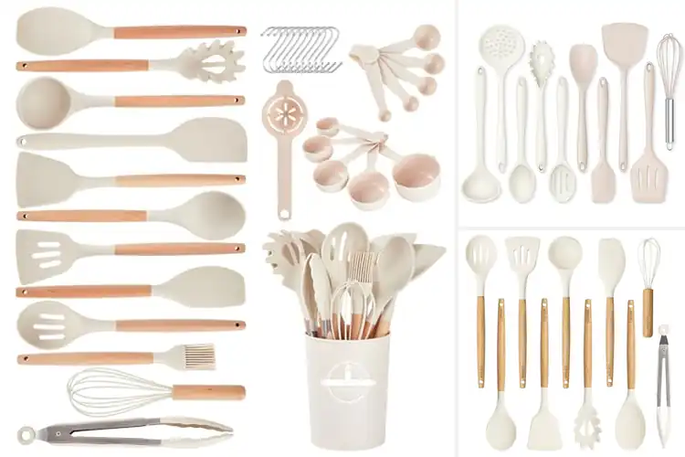 Detailed view of 10 Best Nonstick Friendly Utensil Sets for Scratch-Free Cooking