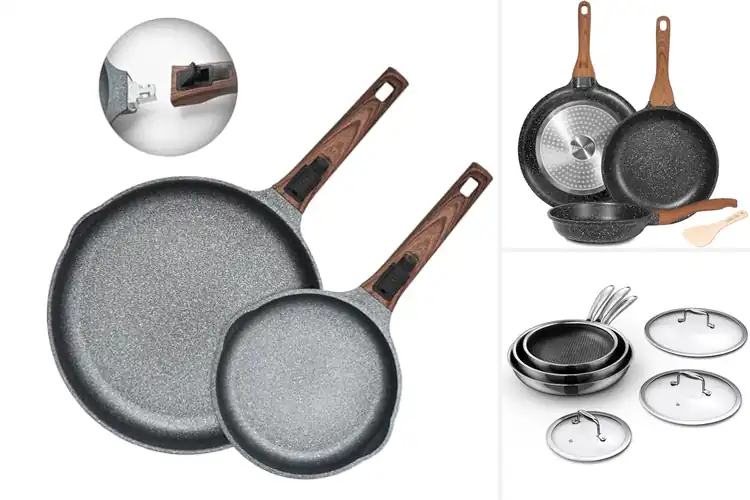Detailed view of Best Nonstick Pan 8 Inch To 12.5 Inch Set