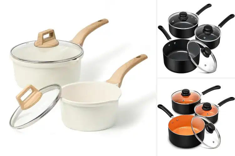 Detailed view of Best Nonstick Saucepan Sets