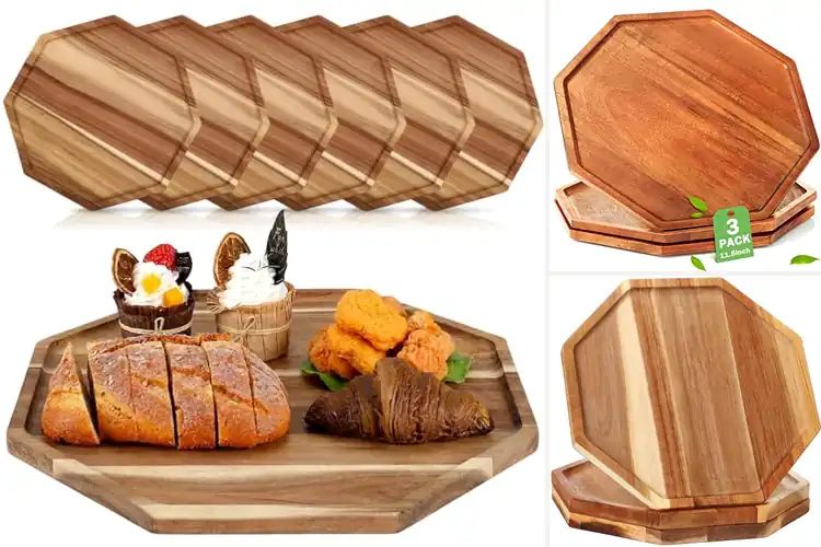 Detailed view of Best Octagon Serving Plates