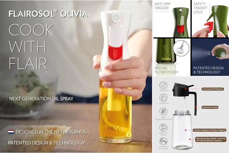 Detailed view of 10 Best Oil Sprayers for Air Fryers to Cook Cleaner
