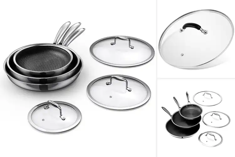 Detailed view of Best Pan With Tempered Glass Lid