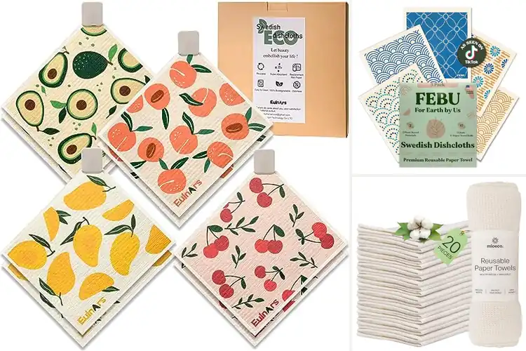 Detailed view of 10 Best Paper Towel Replacements for a Cleaner Home