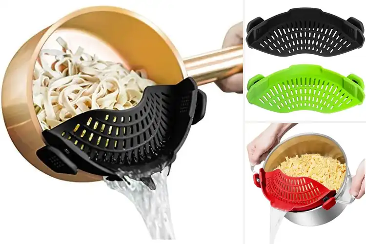 Detailed view of 10 Best Pasta Strainers for Perfect, Easy Cooking
