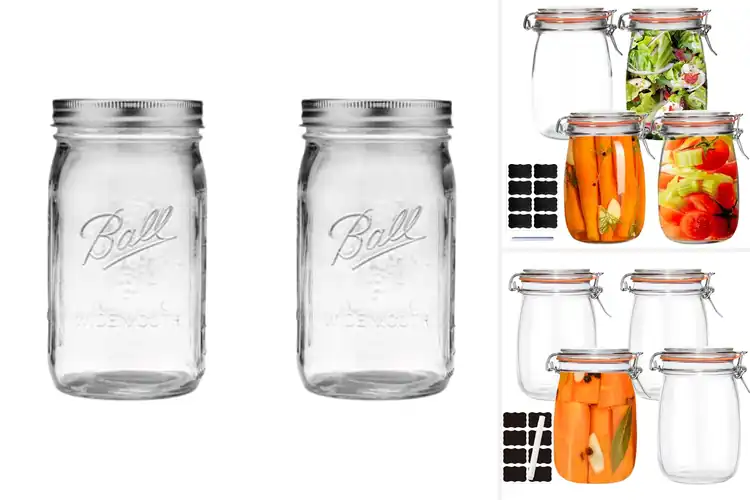 Detailed view of 10 Best Pickling Jars for Crisp, Leak-Proof Pickles
