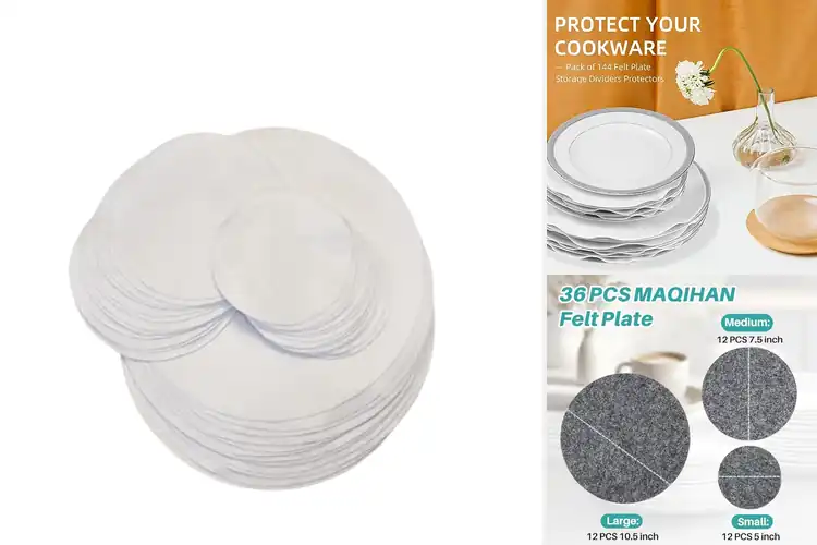 Detailed view of 10 Best Plate Protectors: Keep Your Dishes Chip-Free & Safe