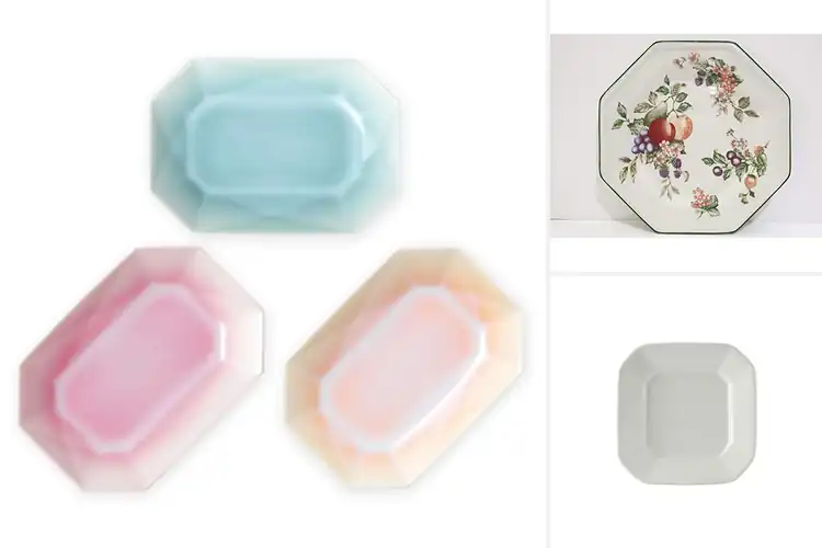Detailed view of Best Porcelain Octagon Plates to Elevate Your Dining Style