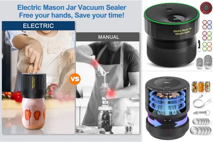 Detailed view of Best Portable Rechargeable Vacuum Sealer For Jars
