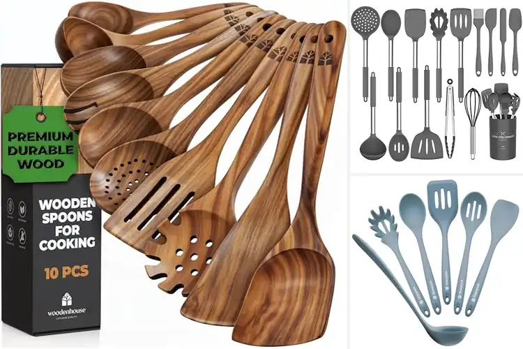 Detailed view of 10 Best Premium Kitchen Utensil Sets for Perfect Cooking