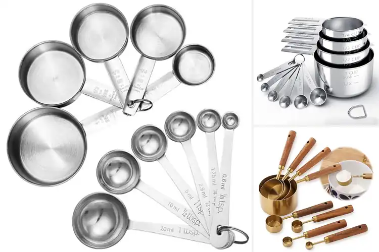 Detailed view of 10 Best Premium Stainless Steel Measuring Cups And Spoons Sets