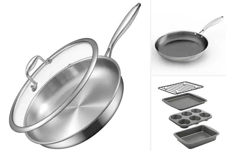 Detailed view of Best Quick Heat Distribution Pans