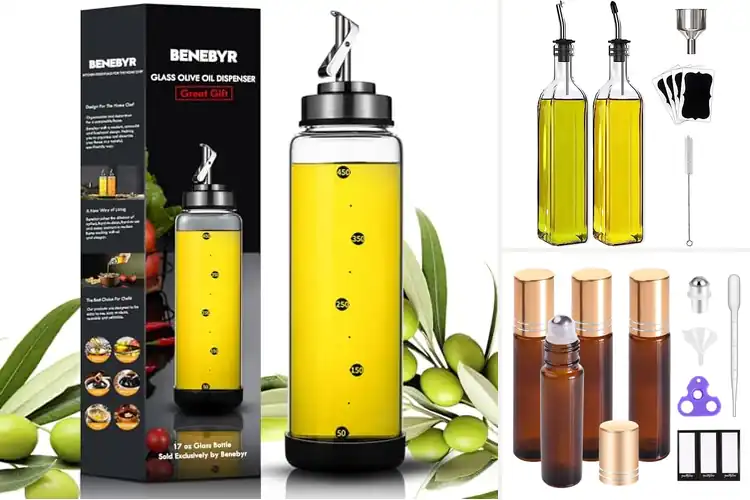 Detailed view of 10 Best Refillable Oil Containers for Mess-Free Cooking