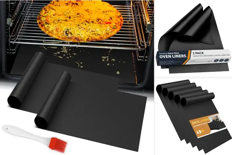 Detailed view of Best Reusable And Easy To Clean Oven Liner