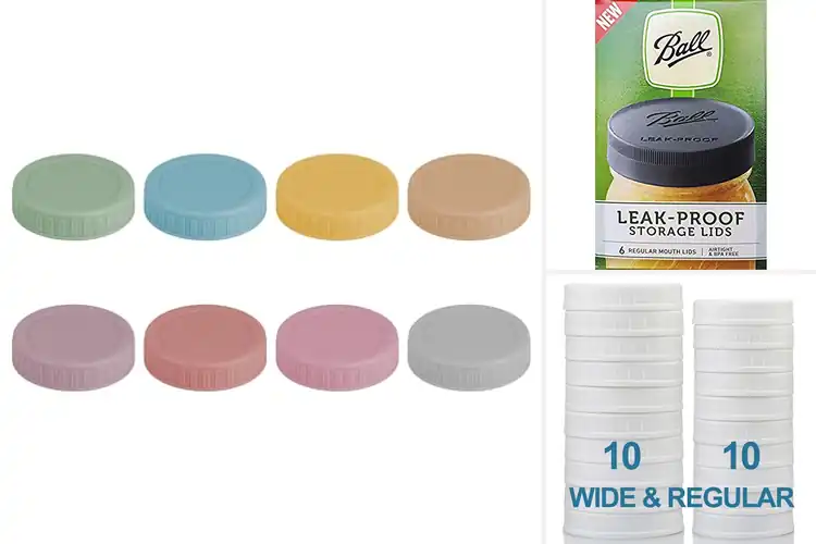 Detailed view of Best Reusable Mason Jar Lids