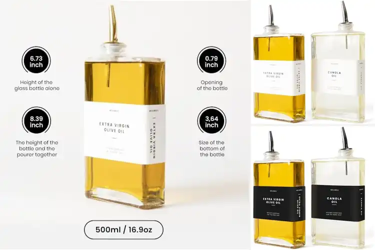 Detailed view of 10 Best Reusable Oil Dispenser Bottles for a Tidy Kitchen