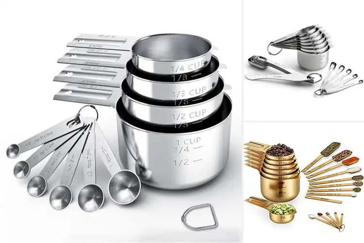 Detailed view of 10 Best Rust Resistant Measuring Cups And Spoons Sets: Top