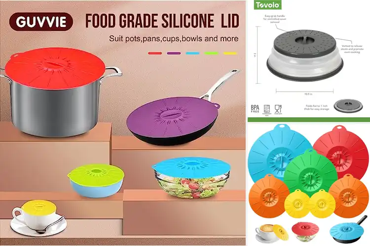 Detailed view of 10 Best Silicone Microwave Covers: Say Goodbye to Spills