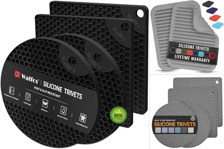 Detailed view of 10 Best Silicone Trivets: Heat-Proof Kitchen Protection