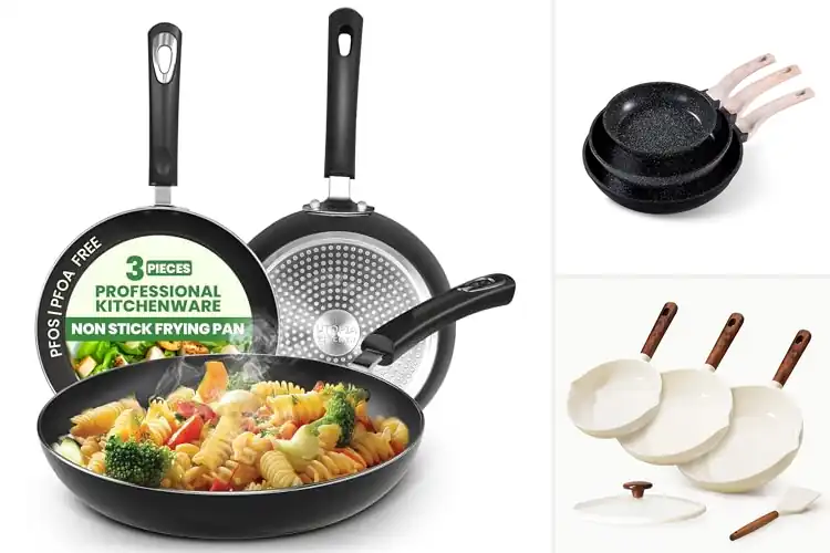 Detailed view of Best Size Options Frying Pan Set