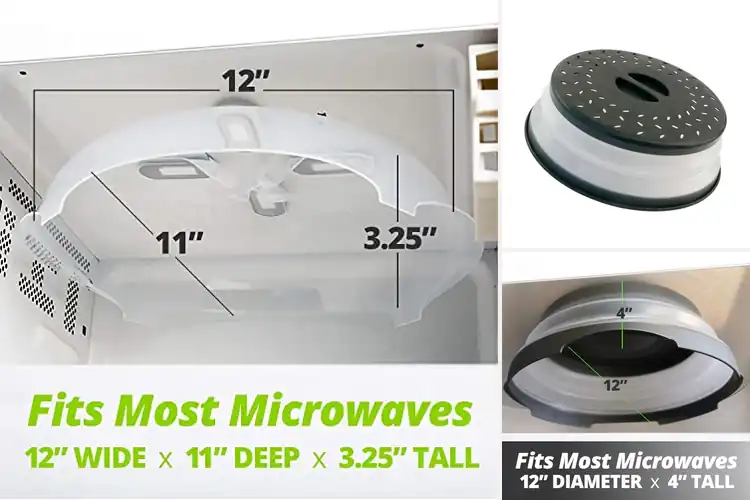 Detailed view of Best Space Saving Microwave Cover