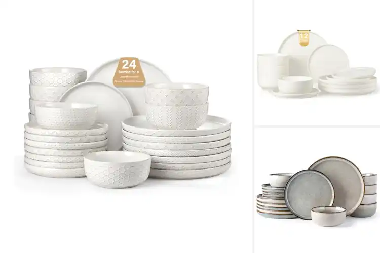 Detailed view of Best Stackable Ceramic Dishes