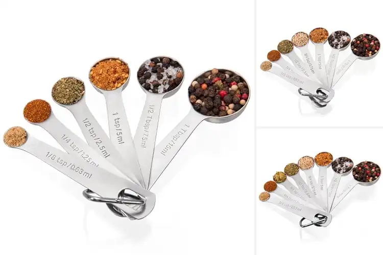 Detailed view of 10 Best Stainless Steel Measuring Spoons for Perfect Accuracy