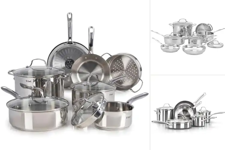 Detailed view of 10 Best Stainless Steel Sets for Everyday Cooking
