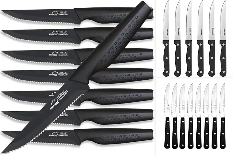 Detailed view of 10 Best Steak Knife Sets to Elevate Every Meal