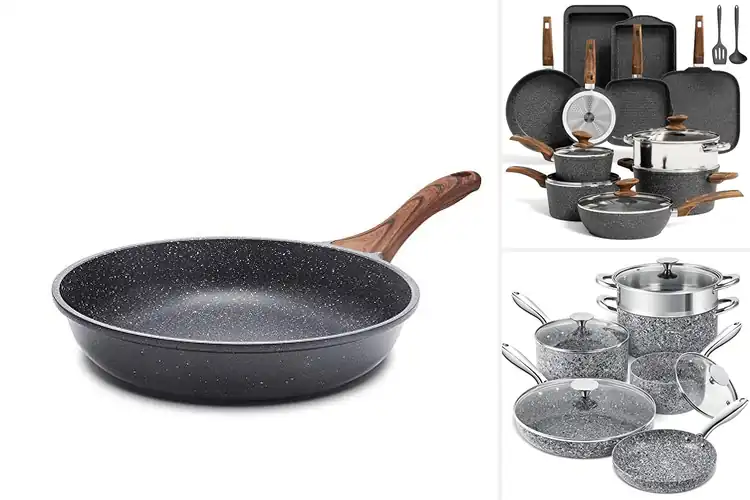 Detailed view of Best Stone Coating Cookware