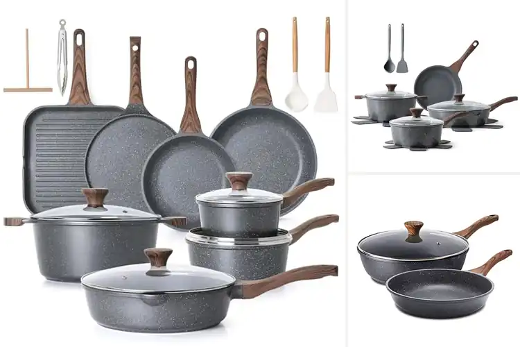 Detailed view of Best Swiss Granite Coated Cookware
