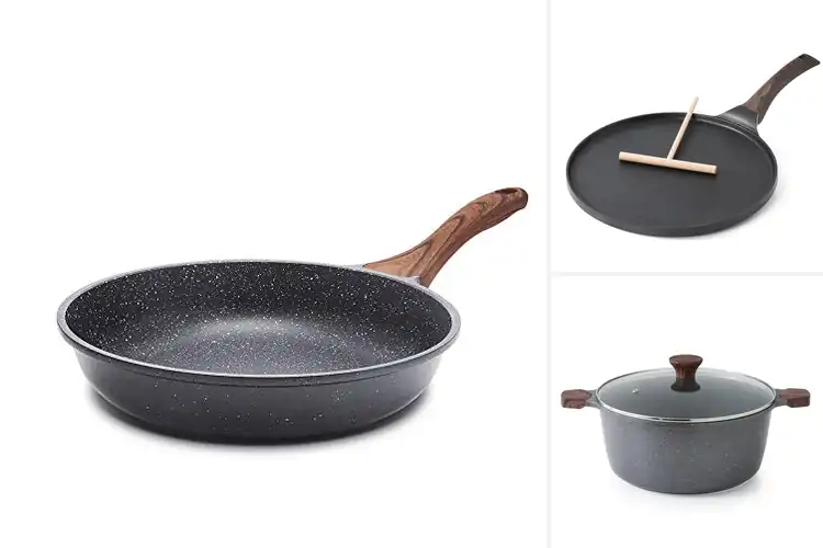 Detailed view of Best Swiss Granite Nonstick Coating