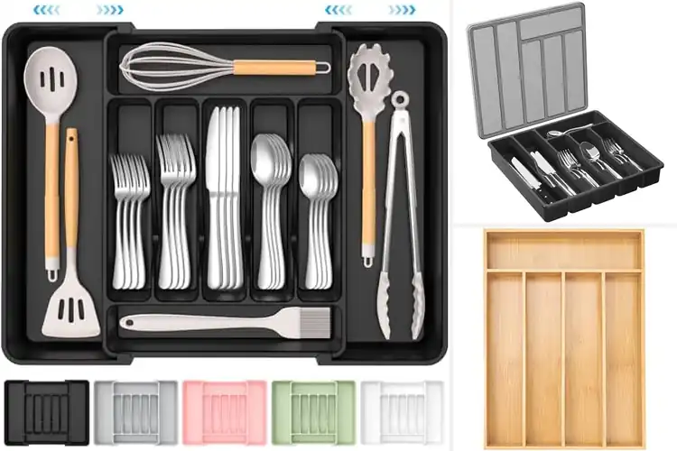 Detailed view of 10 Best Utensil Storage Solutions to Declutter Your Kitchen