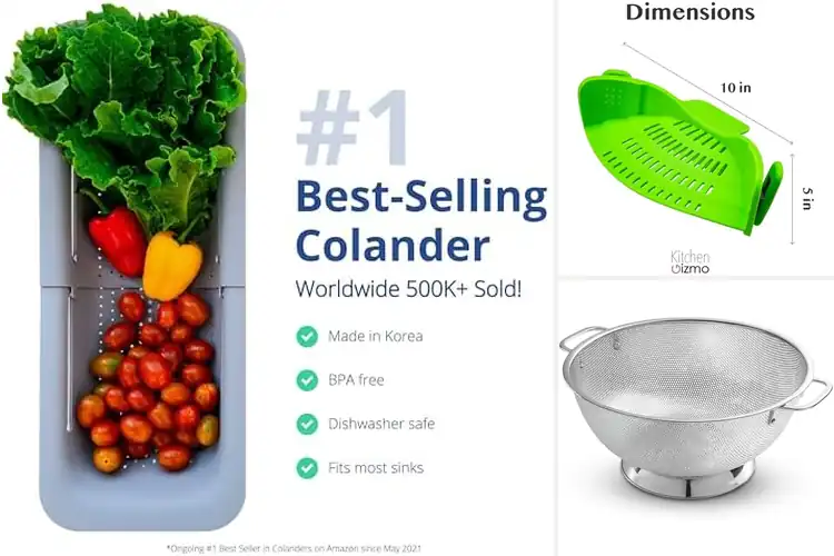 Detailed view of 10 Best Vegetable Strainers for Quick, Easy Cooking