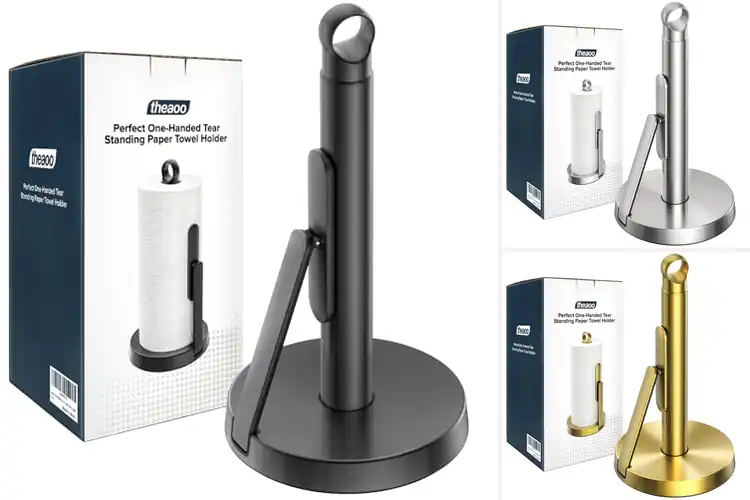 Detailed view of 10 Best Weighted Paper Towel Holders That Won’t Budge