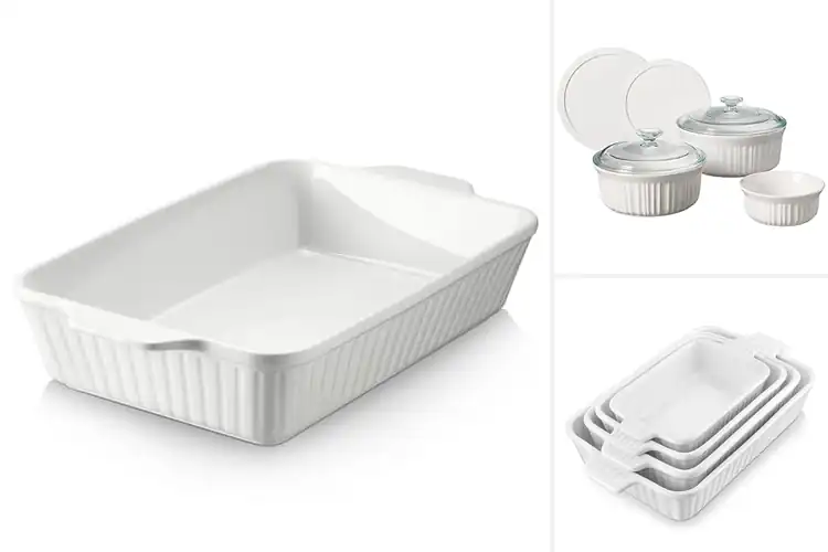 Detailed view of Best White Ceramic Casseroles: Simplify Your Cooking Today