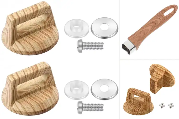 Detailed view of Best Woodgrain Bakelite Handle For Comfortable Grip