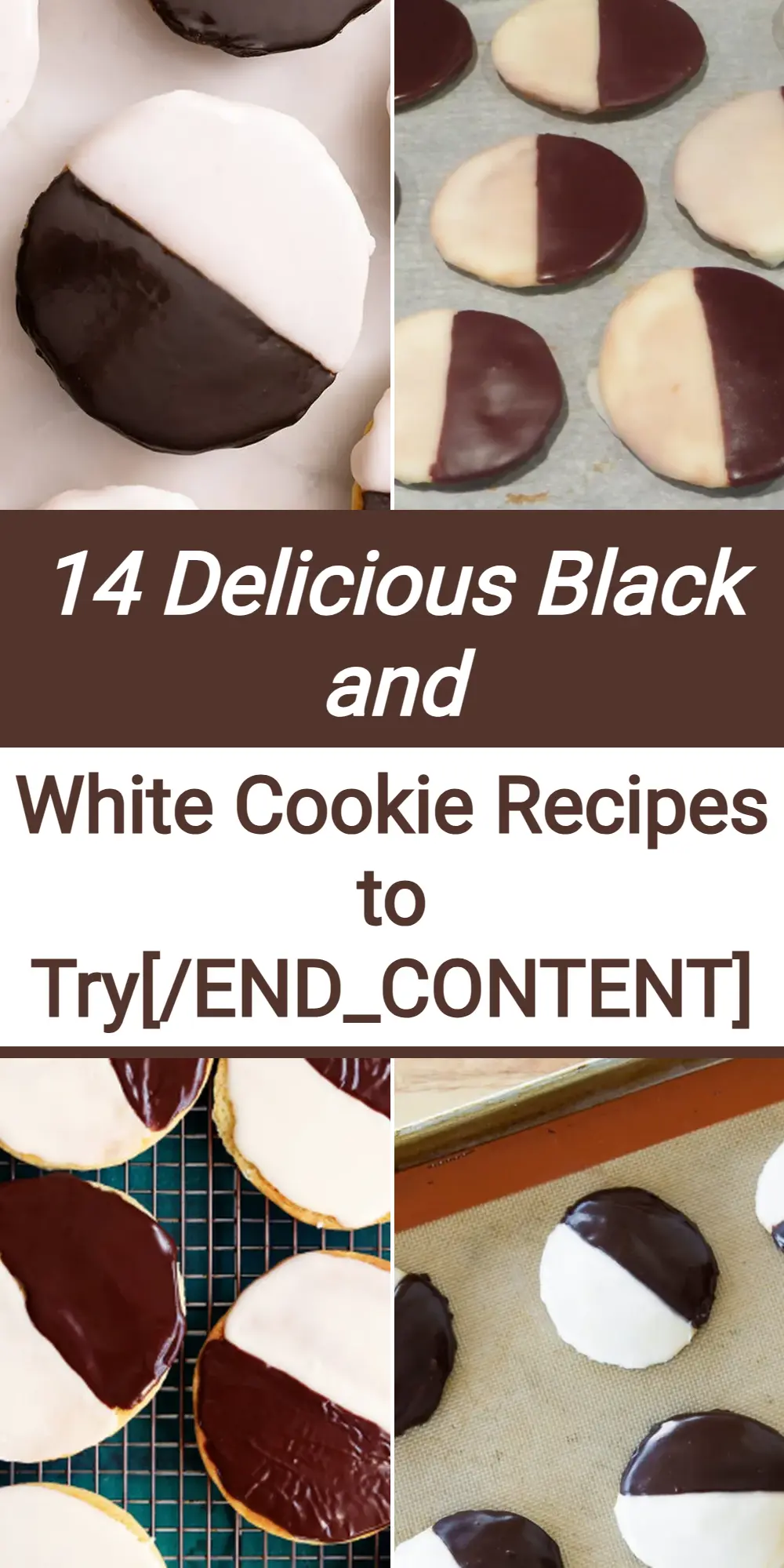 Photo of Black and White Cookies