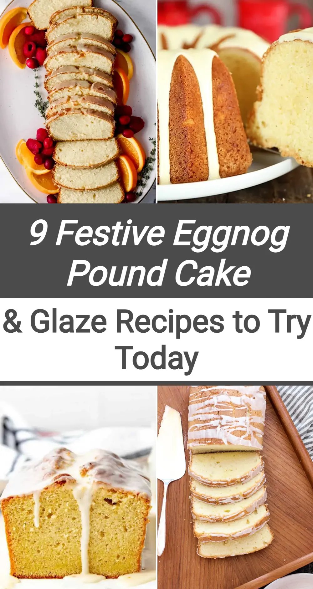 Photo of Easy Eggnog Pound Cake (+ Glaze Recipe)