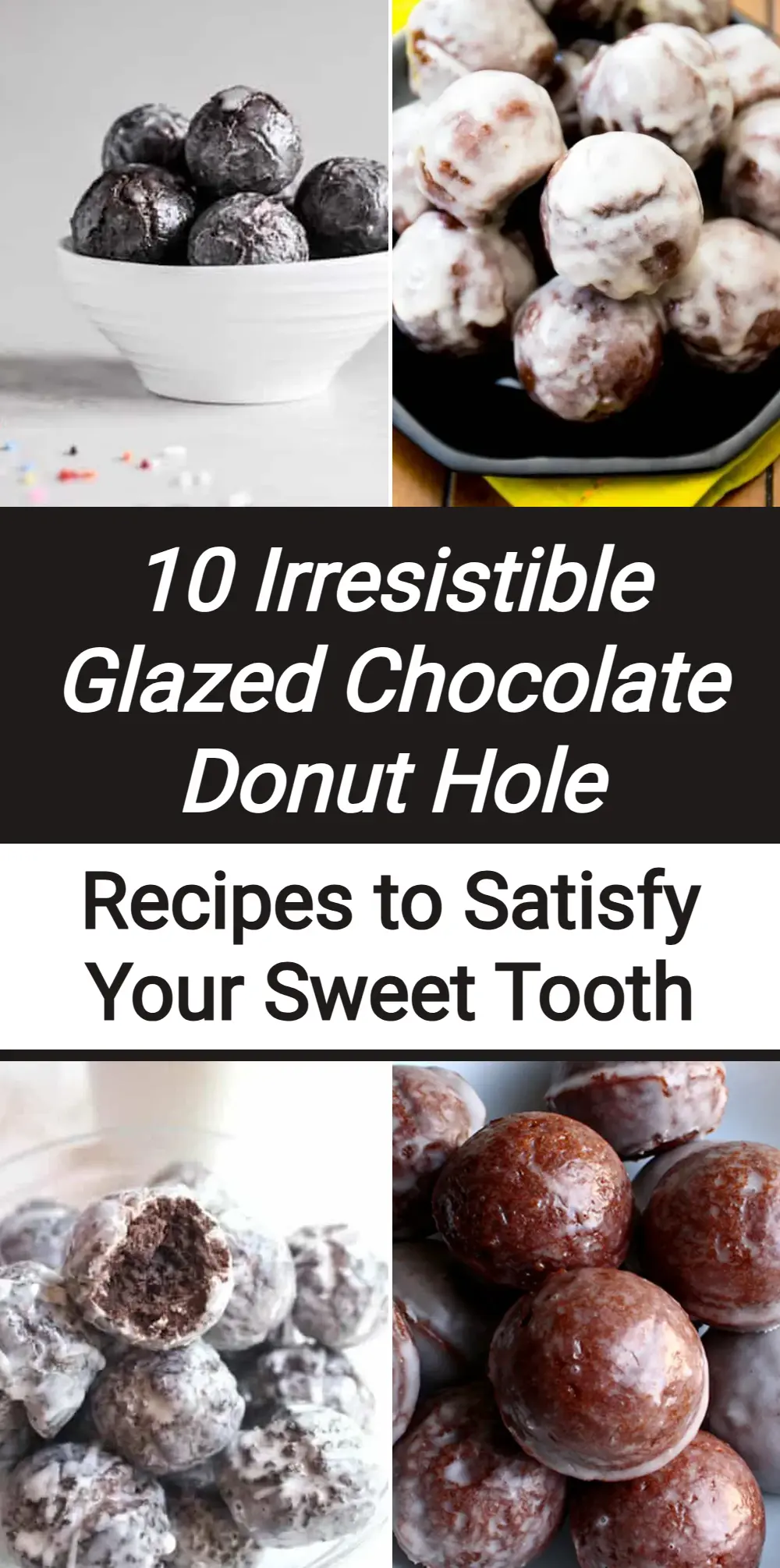 Photo of Glazed Chocolate Donut Holes