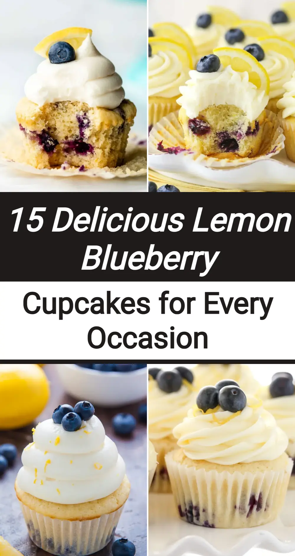 Photo of Lemon Blueberry Cupcakes