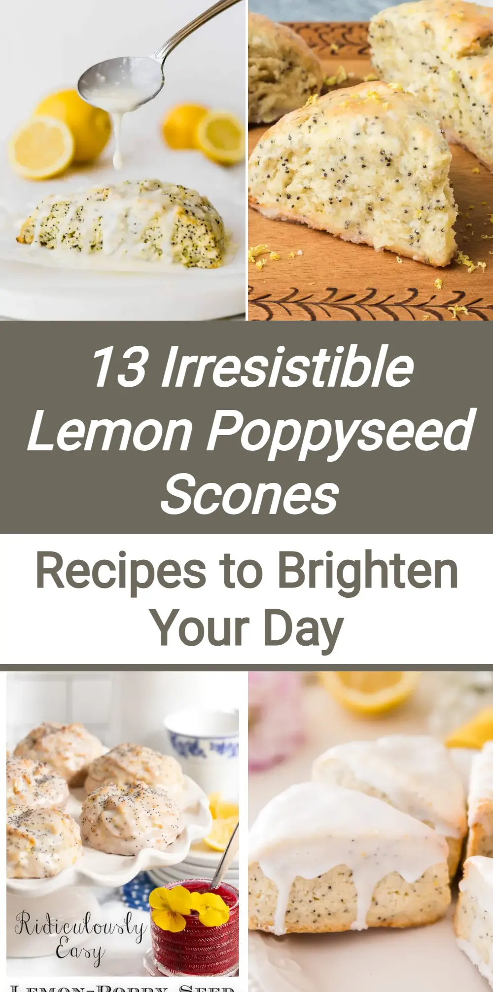 Photo of Lemon Poppyseed Scones