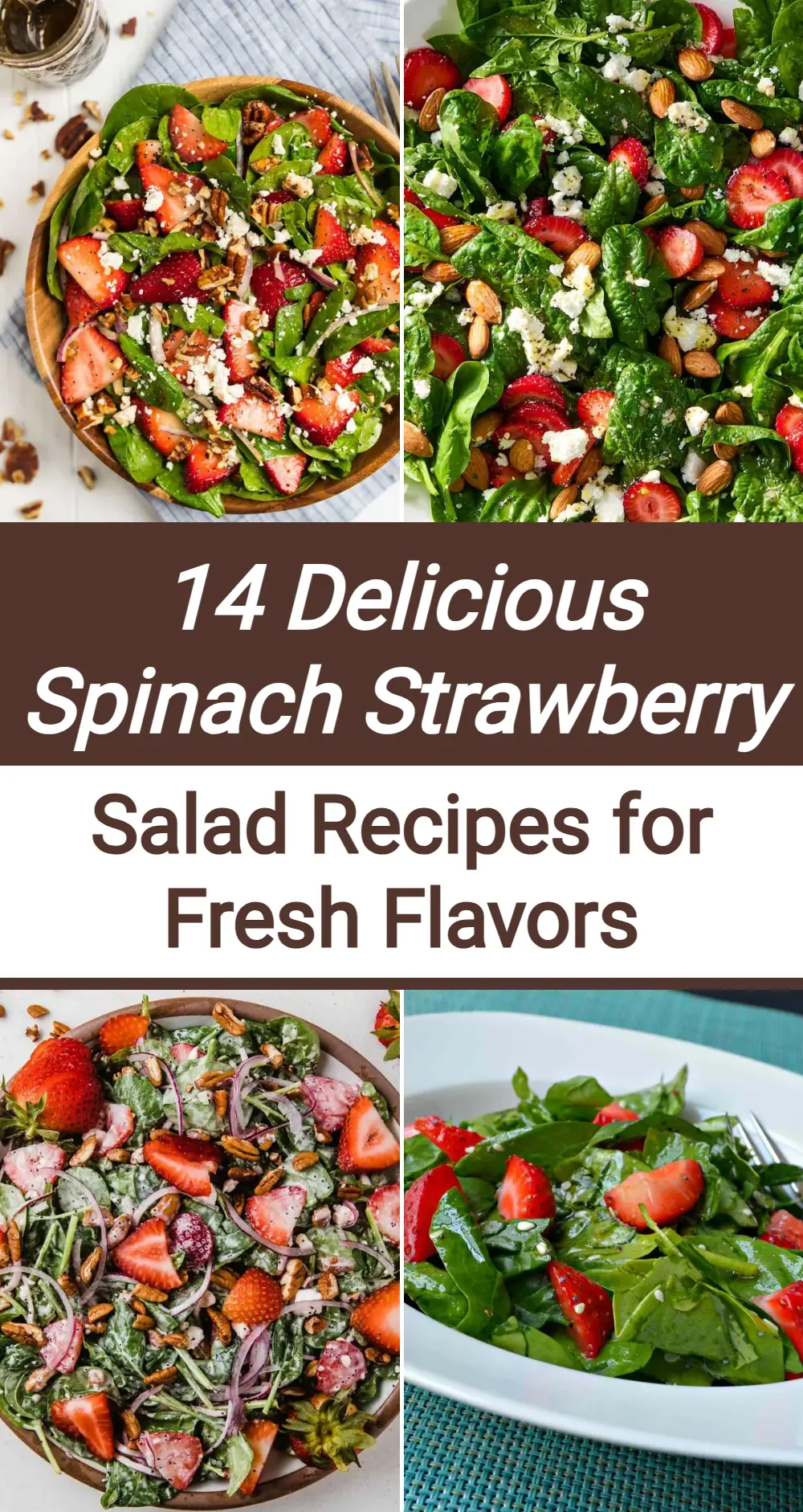 Photo of Spinach Strawberry Salad with Poppy Seed Dressing